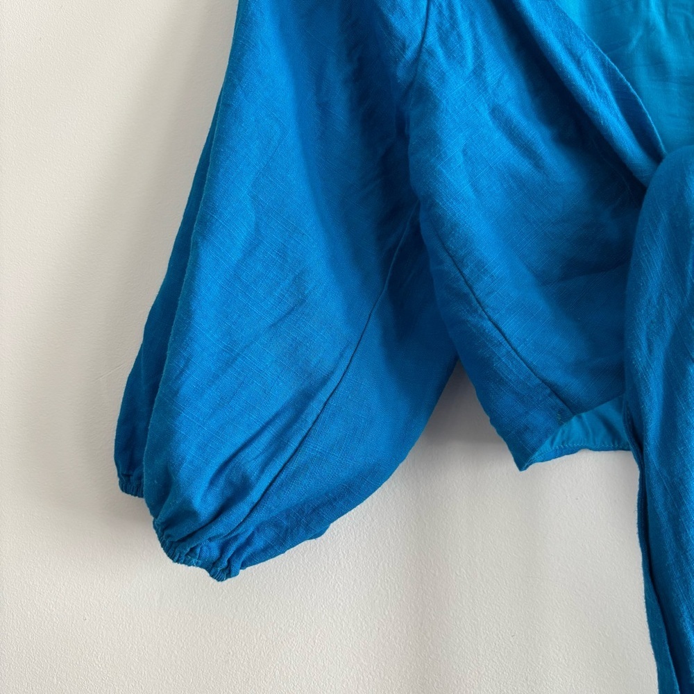 MADISON THE LABEL Miray Crop Tie Blouse - Picture 5 of 11